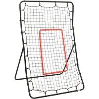 Prolenta Maison Exclusive - Softbal-terugkaatsbord, 88x79x137 cm, staal