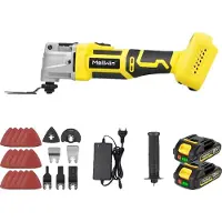 OEM Multifunctioneel gereedschap, borstelloze motor, instelbare snelheidsstanden, set van 2 batterijen