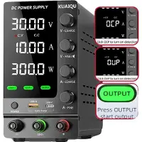 OEM Instelbaar gelijkstroomvoeding, variabele uitgangsspanning, gereguleerde tafelvoeding, upgrade 30V 10A, AC 220V-e
