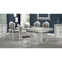 AEA Luxus Set Esszimmer Esstisch Stuhl XXL Tisch Tische Stühle Holz Design 5tlg.