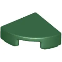 LEGO 1x1 tegels, ronde hoek 25269 - 250 stuks, donkergroen
