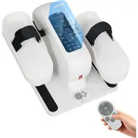 SPORTNOW Mini Elliptische Trainer - Staal, ABS - 45x42x26cm - Wit
