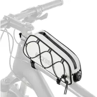 RockBros Fietsframezak, bovenbuis tas, waterafstotend, 0,7 liter, wit