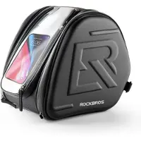 RockBros Motorfiets voorzak 14L met EVA, tanktas, rugzak voor het tankreservoir, telefoonhouder, geschikt voor Yamaha XMAX300, NMAX155, Honda PCX160