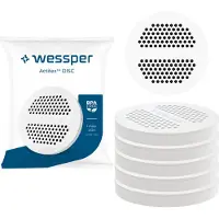 Wessper schijffilter voor drinkfles en kan, vervanging voor Brita Microdisc - 5 stuks