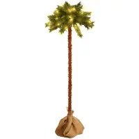 Syfax Kunstpalmboom met LED's 120 cm