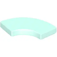LEGO 2x2 tegels, ronde hoek 27925 - 100 stuks, lichtblauw