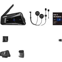 OEM LEXIN Motorhelm-headset, 2 km mesh-intercom, duale audio-streaming, 1 stuk