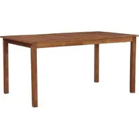 Syfax Tuintafel 150x90x74 cm massief acaciahout