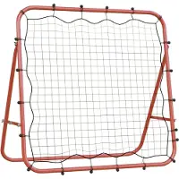 Syfax Voetbal kickback rebounder verstelbaar 96x80x96 cm staal en PE