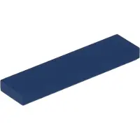LEGO 50 stuks 2431 tegels/platen 1x4, basisplaat, donkerblauw