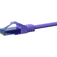 Danicom CAT6a netwerkkabel, 100% koper - U/UTP - 1 meter - paars