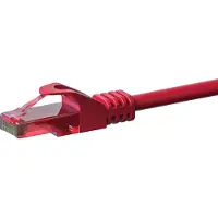 Danicom CAT6 netwerkkabel, 100% koper - U/UTP - 7,5 meter - rood