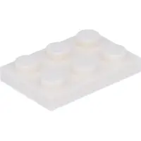 LEGO 2x3 Platen 3021 - 100 stuks, wit