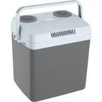 TecTake - Elektrische koelbox met 25 l - Koel- en warmhoudfunctie - Stille elektrische koeltas - Voor auto of stopcontact - Mini-koelkast voor camping, dranken - Thermobox met stroom - Eco Modus