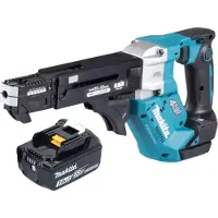 Makita DFR 552 F1 accu-magazijnschroevendraaier 18 V 25 - 55 mm borstelloos + 1x accu 3,0 Ah - zonder lader
