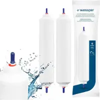 Wessper 2x waterfilter voor koelkast – Compatibel met Samsung, LG, AEG, Haier, Whirlpool – DA29-10105J, HAFEX/EXP, DA99-02131B, WSF-100
