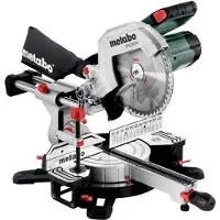 Metabo Kappenzaag en verstekzaag KGS 254 M, 1500 W, 254 mm, met precisiegeleiding en LED-indicator