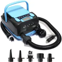 Star Pump 9: Draagbare elektrische SUP-pomp met hoge accucapaciteit voor stand-up paddleboards