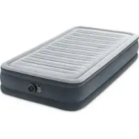 Intex Luchtbed, Comfort Plush, geschikt voor 1 persoon, 100 x 190 cm, met Fiber Tech technologie