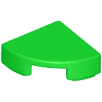 LEGO 1x1 tegels, ronde hoek 25269 - 100 stuks, lichtgroen