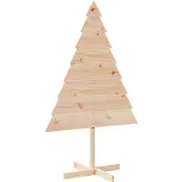 Syfax Kerstdecoratie kerstboom 150 cm massief hout