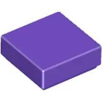 LEGO 1x1 tegels 3070 - 250 stuks, donkerpaars
