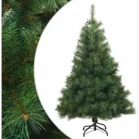 Syfax Kunstmatige Inklapbare Kerstboom Groen 120 cm PVC, staal