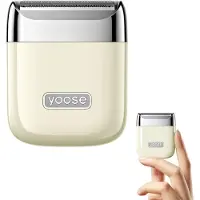 Yoose Nano Elektrische Scheerapparaat voor Vrouwen, Geschikt voor Nat en Droog Gebruik, IPX7, USB-C, Beige