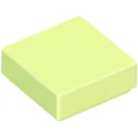 LEGO 1x1 tegels 3070 - 250 stuks, geelgroen