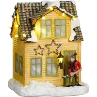Luville House yellow l13b12.5h15.5 cm bo