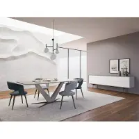 AEA Esszimmer Design Komplett Esstisch Design Einrichtung Sideboard Set Stühle 4x