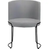 AEA Stuhl Modern Polster Esszimmer Stühle Textil Farbe Grau 1 Sitzer JV Möbel