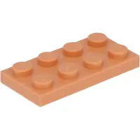 LEGO 100 stuks 3020 Platen, 2x4, Basisdeel, Kleur: Nougat