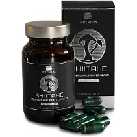 NGS Premium Shiitake - Shiitake-paddenstoelen, ondersteuning met antioxidanten