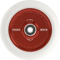 Fuzion Stuntscooterwielen - 110 mm - Thiccboys - Rood/Wit -