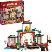 LEGO NINJAGO Tempel van de Spinjitzu, ninja speelgoed draak, 4 minifiguren, bouwset voor kinderen vanaf 4 jaar