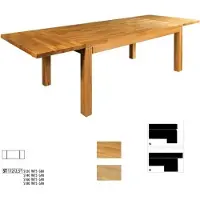 AEA Esstisch Holz Tische Wohn Ess Zimmer Tisch 120x80 Massivholz Esstische Echtholz