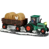 Luville Tractor with straw cart b/o l20xb8,3xh6,5 cm