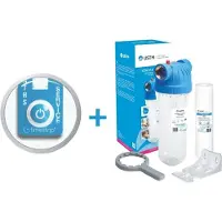 USTM 10-inch body met 1-inch aansluiting + platte plaat + sleutel + schroeven + adapter