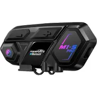 OEM Motorhelm-intercom, maximale intercomafstand: 2000 meter, verbindt tot 8 rijders, waterdicht (IP65), HD HiFi geluidskwaliteit, CE-gecertificeerd