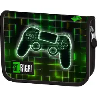 St. Majewski Etui met dubbele sluiting, zonder inhoud, model PC-03, kleur: neon