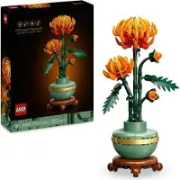 LEGO 10368 Chrysant - Bouwset voor volwassenen, ideaal voor bloemrijke decoraties