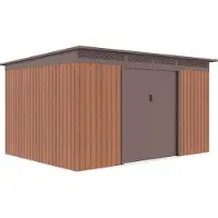 G21 Tuinhuis GRAH 915 - 340 x 269 cm, bruin