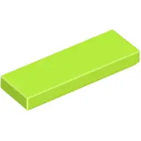 LEGO 1x3 tegels 63864 - 250 stuks, kleur: limoengroen