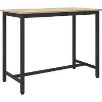Syfax Tafel Sonoma Eiken 100 x 50 x 76,5 cm Engineered hout en staal