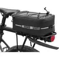 RockBros bagagetas, fietstas voor bagagedrager, waterdicht, reflecterend, 8 liter