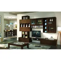 AEA Rtv Wohnwand TV Wand Anbauwand Wohnzimmer Möbel Wohnwände Schrank Regal Holz
