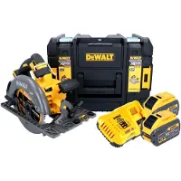 DeWalt DCS 579 Y2T accu-handcirkelzaag 54 V FlexVolt 190 mm borstelloos + 2x accu 12,0 Ah + oplader + TSTAK