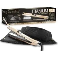 Saint Algue Stoomstijltangset + 2-in-1 mat en etui - - Demeliss Exclusive Set Tita V2 - Titanium - Goud